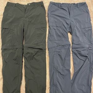 Youth REI Sahara convertible pants (2 pair)